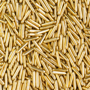 Gouden staafjes - 50 gram metallic rods goud - Caking it Easy®