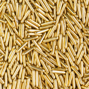 Gouden staafjes - 50 gram metallic rods goud - Caking it Easy®