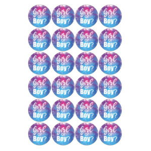 Gender Reveal cupcake prints