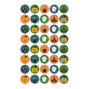 Halloween minicupcake prints combivel (40 stuks van circa 3 cm)