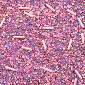 Luxury Pink - Sprinklemix - 50 gram sprinkles - Caking it Easy®