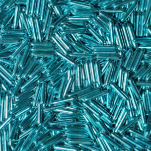 Blauwe staafjes - 50 gram metallic rods blauw - Caking it Easy®