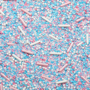 "Gender Surprise" Sprinklemix - 50 gram sprinkles - Caking it Easy®