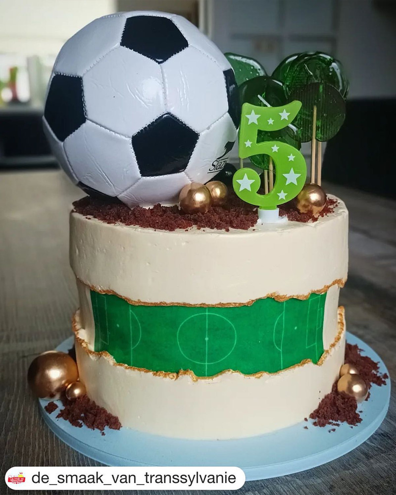 Maak je feestje sportief met eetbare prints van voetballen en teams Maak je feestje sportief met eetbare prints van voetballen en teams